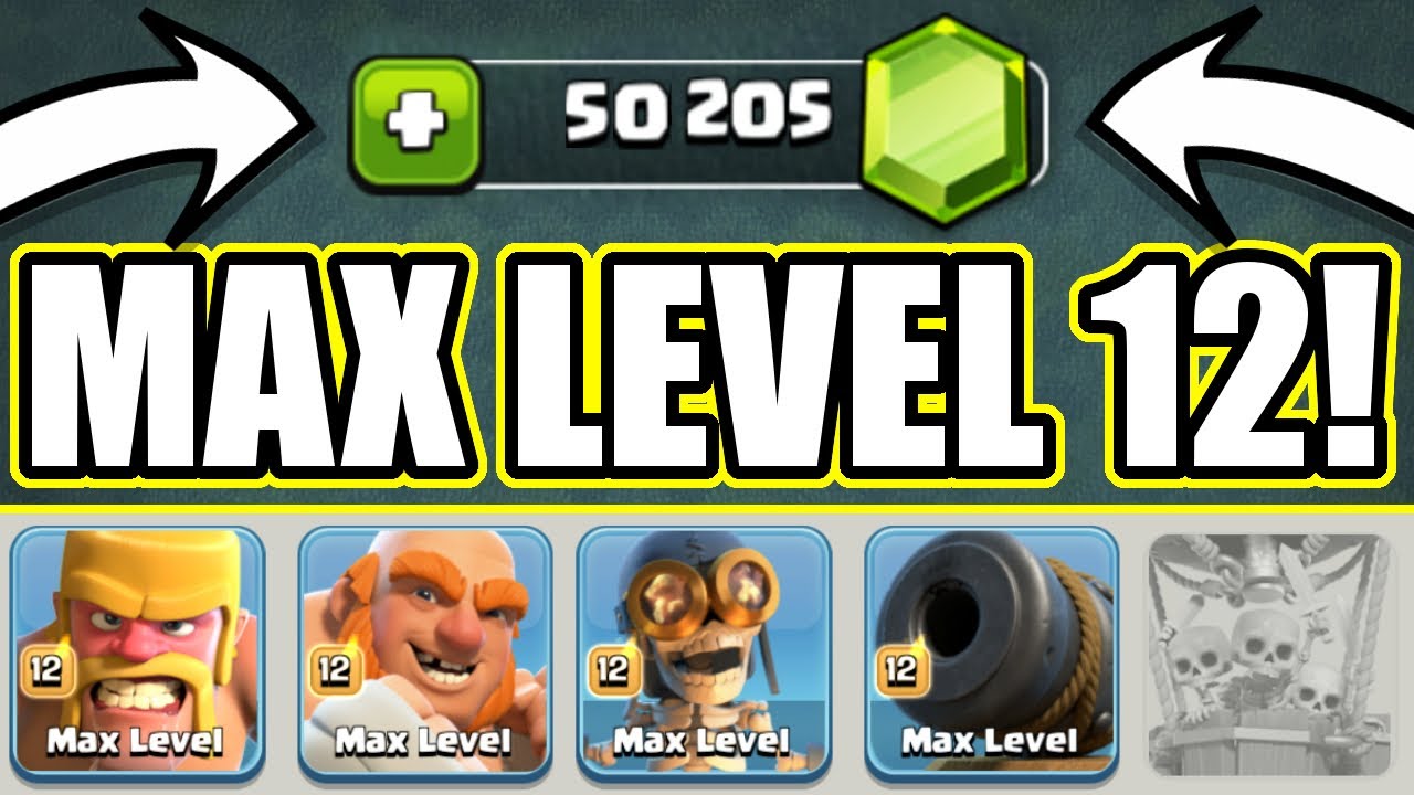 Max Giants Clash Of Clans